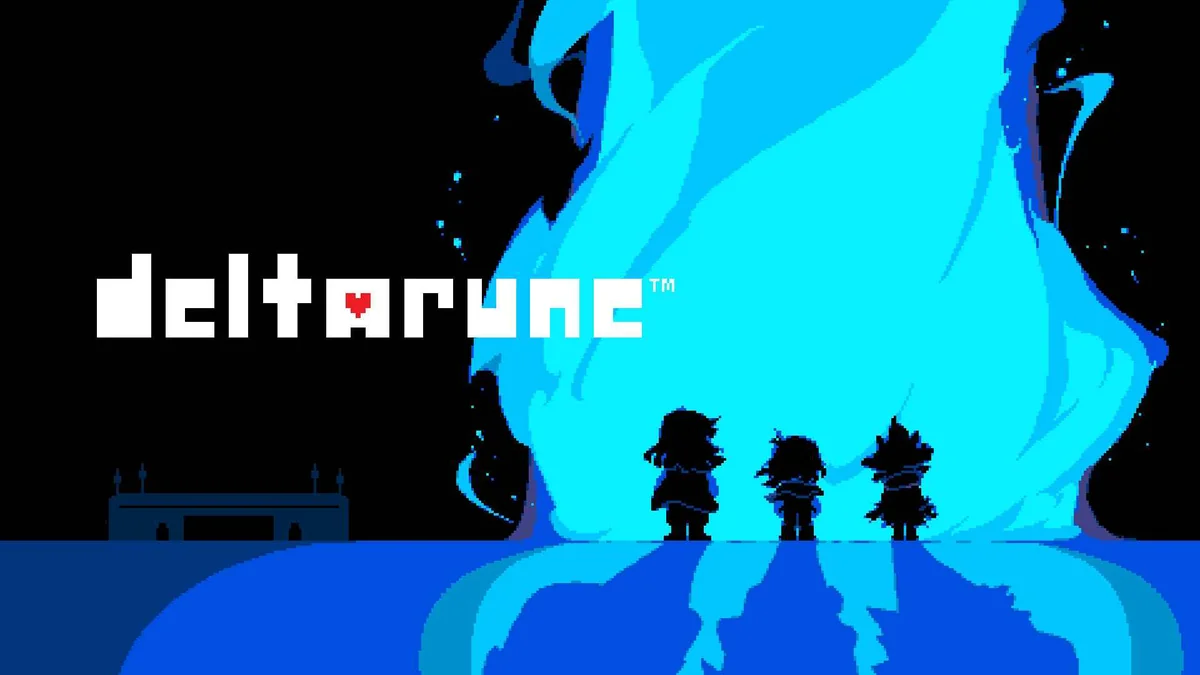 DELTARUNE hero artwork showing the main characters